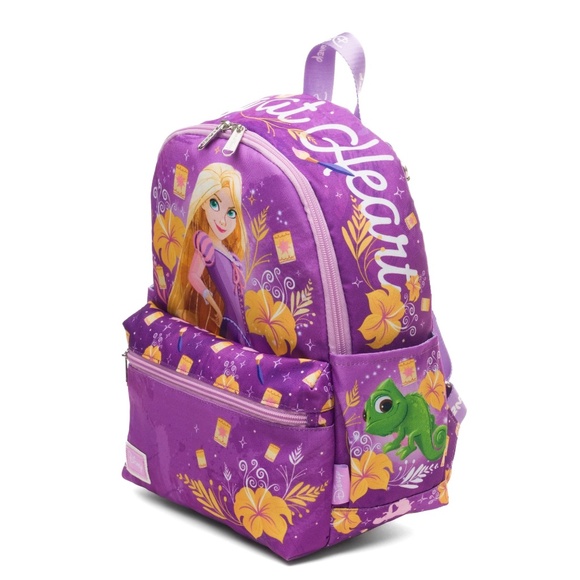 Disney Purple Rapunzel Floral Kids Backpack main image 4